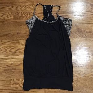 Onzie Tank Top with Contrasting Built in Bra M/L
